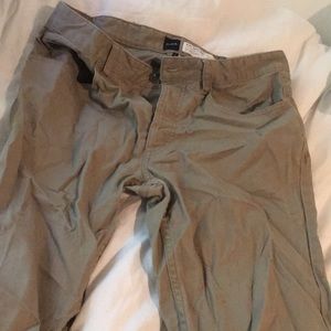 3 button khaki pants